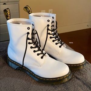 White Doc Marten Boots